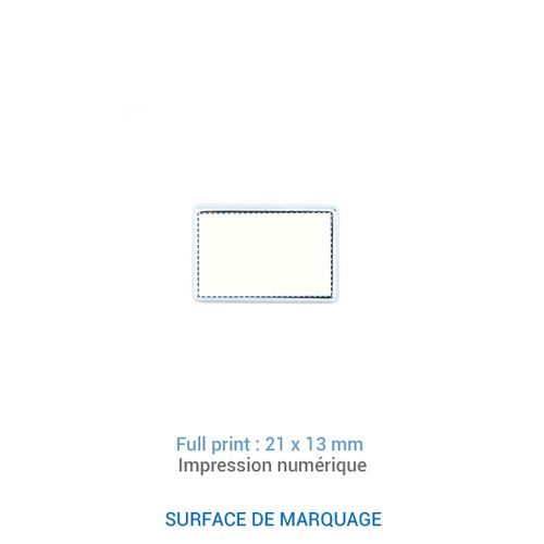 Pin's rectangulaire - France
