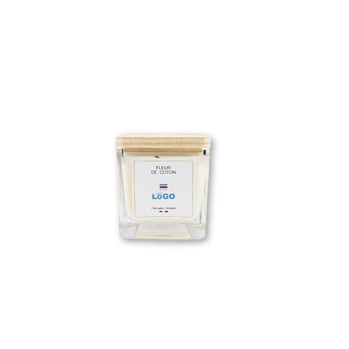 Bougie végétale GRASSE Carré 85g - France, Objets publicitaires personnalisés