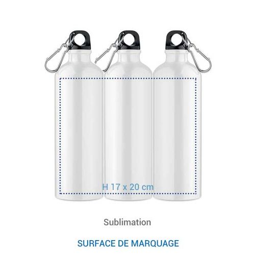 Gourde sport ALU SUBLI - 800 ml