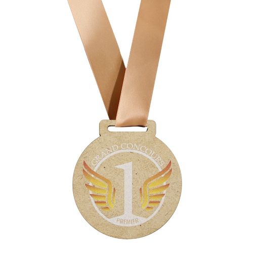 Médaille MDF - 75mm bois MDF