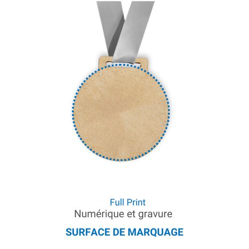 Médaille MDF - 75mm bois MDF