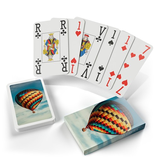Jeu de belote gros points - 33 cartes - 1