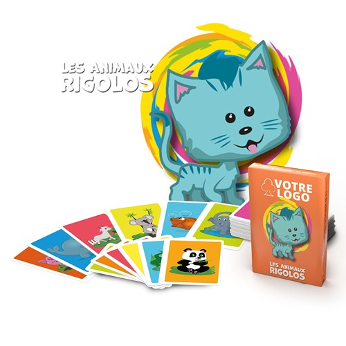 Jeu de mistigri "Animaux" - 22 cartes - 1