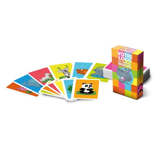 Jeu de mémo "Animaux rigolos" - 33 cartes - 1