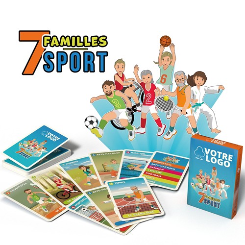 Jeu de 7 familles "Sport" 44 cartes - 1