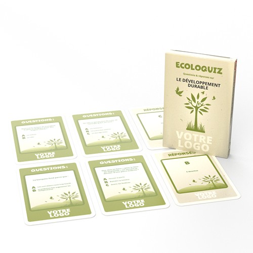 Jeu "Ecoloquiz" - 44 cartes sur l'écologie - 1