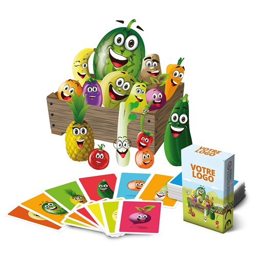 Jeu de mémo "Fruits et légumes" - 44 cartes - 1