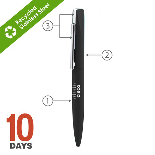 SLIM, Stylo à bille twist en métal STOCK - 2