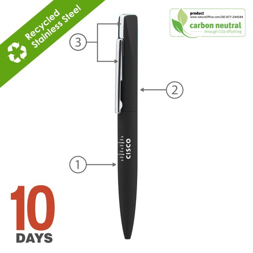 SLIM, Stylo à bille twist en métal STOCK - 2