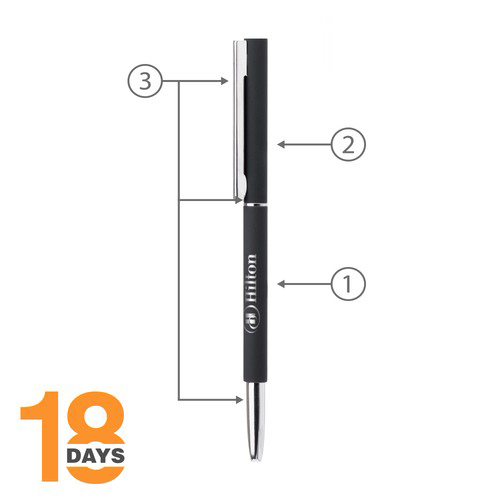 Clap, Stylo fin ouverture twist. STOCK. - 2