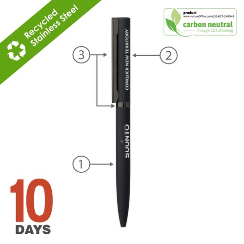 Sari, stylo à bille twist en métal STOCK - 2