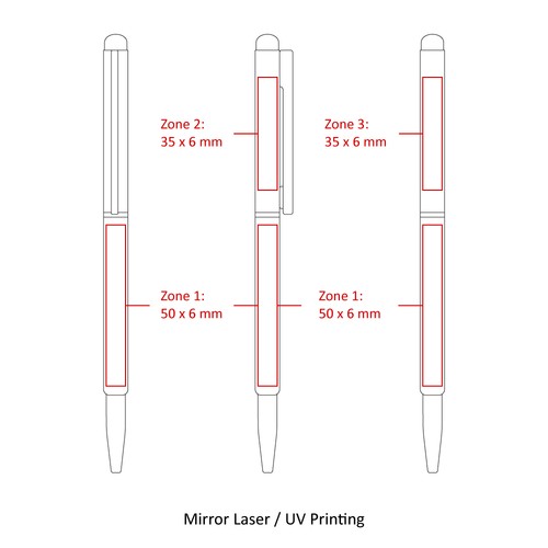 Clap Stylo-stylet fin ouverture twist. STOCK. - 7