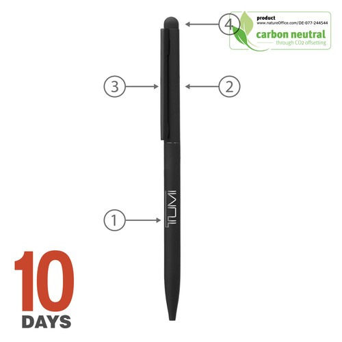 Sari Stylo-stylet fin ouverture twist. STOCK. - 2