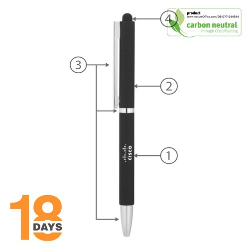 Clap, Stylo-stylet ouverture twist. STOCK. - 2