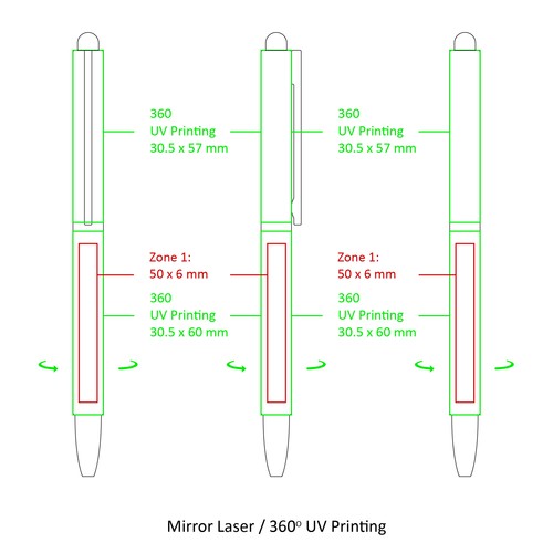 Clap, Stylo-stylet ouverture twist. STOCK. - 7