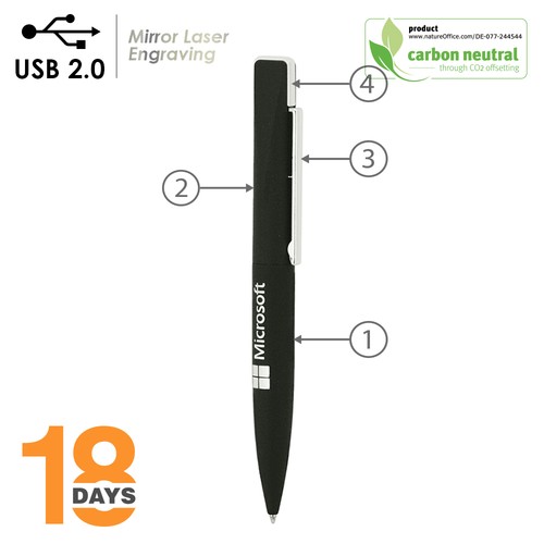 Uno, Stylo avec clé USB 2.0 intégrée - 2