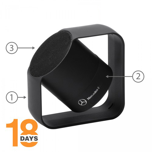 Enceinte bluetooth en ABS et aluminium. STOCK. - 2