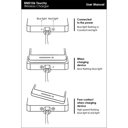 Touchy, Chargeur à induction, 5W. STOCK 7 jours. - 4