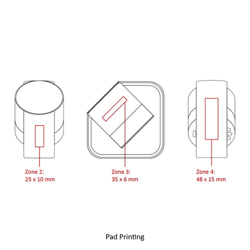 Rock, Enceinte Bluetooth, ABS recyclé. STOCK. - 6