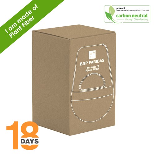 Bobby - Enceinte bluetooth 3W en fibre de plantes - 3