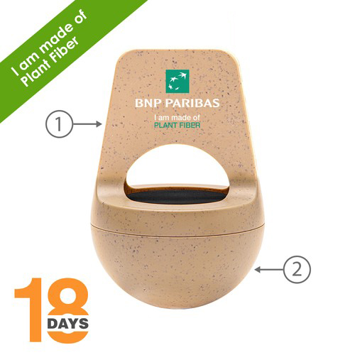 Bobby - Enceinte bluetooth 3W en fibre de plantes - 2