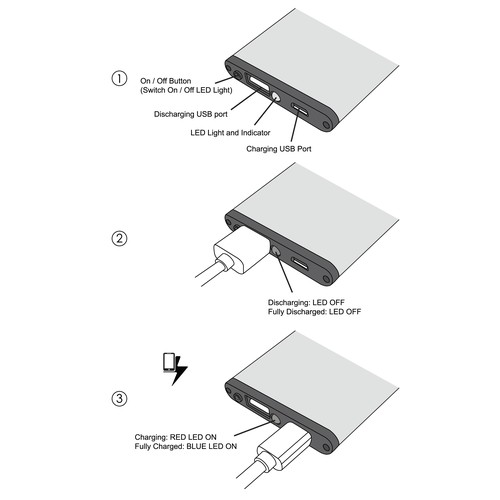 Theta, Powerbank 4000mAh. STOCK 7 jours. - 4