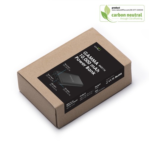Gamma, Power bank (Li-poly) en métal 10,000mAh (fabrication) - 3