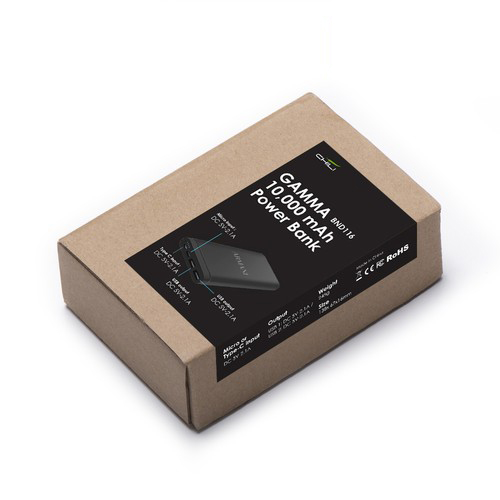 Gamma, Power bank (Li-poly) en métal 10,000mAh (fabrication) - 3