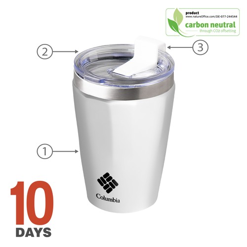 TUMBLER CALYPSO 330ml BLANC * STOCK - 2