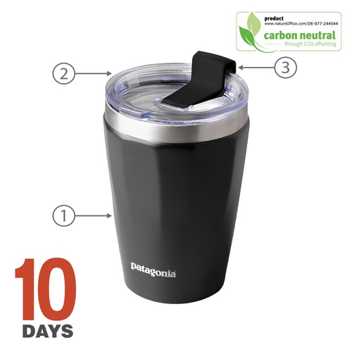 TUMBLER CALYPSO 330ml NOIR * STOCK - 2
