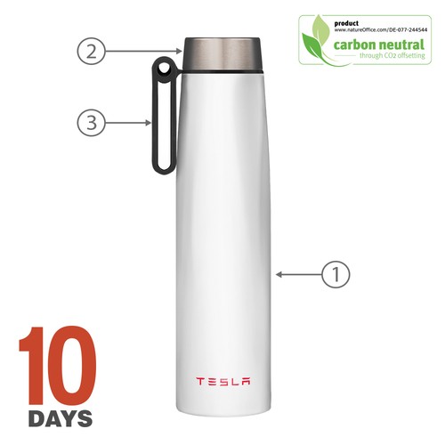 GOURDE CALYPSO XLH 750ml AVEC POIGNEE BLANC * STOCK - 2