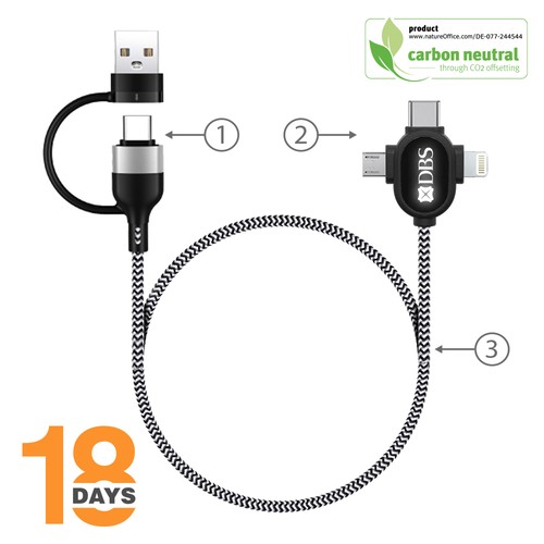 LIPANOI CABLE DE CHARGE 6in1 STOCK - 2