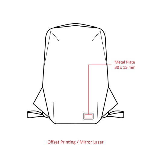 RPET Chili Sac à dos ordinateur 20L STOCK FR - 5