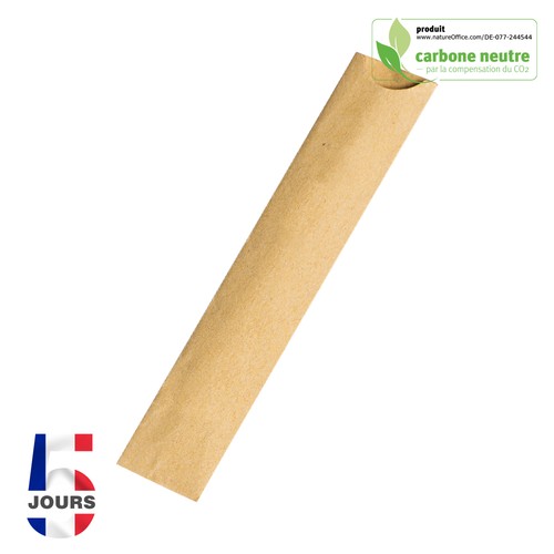 Stylo bille Sari THIN ROUGE MAT - 5