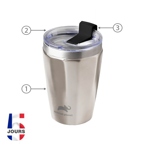 Gobelet Calypso 330ml Titane - 2