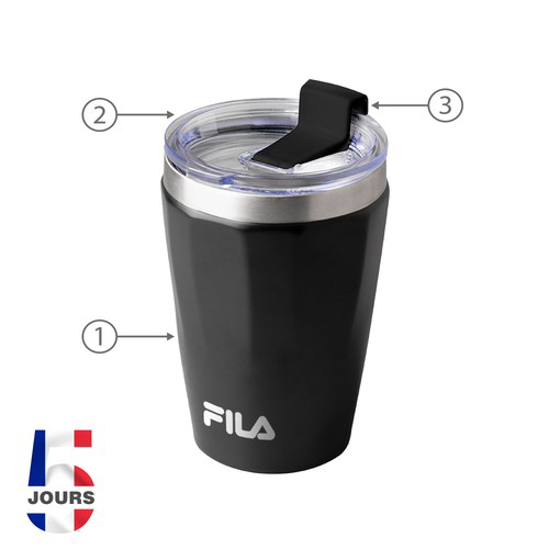 Gobelet Calypso 330ml Noir - 2