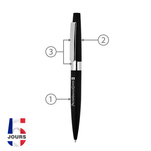 STYLO METAL STOCK NOIR FRANCE - 2