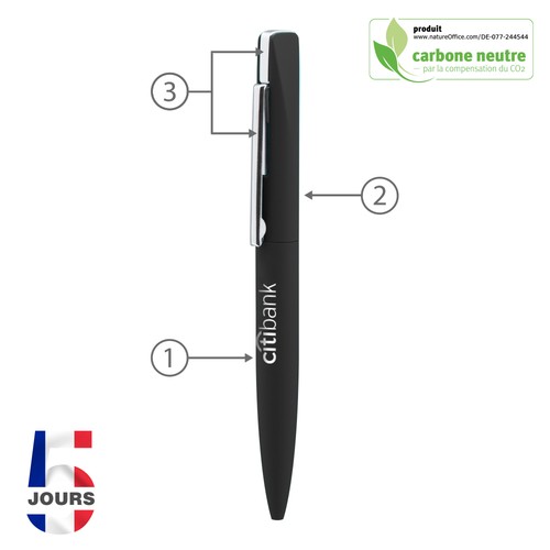 STYLO METAL STOCK NOIR FRANCE - 2