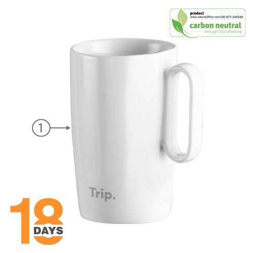 Calypso 330ml tasse à café en céramique STOCK - 2