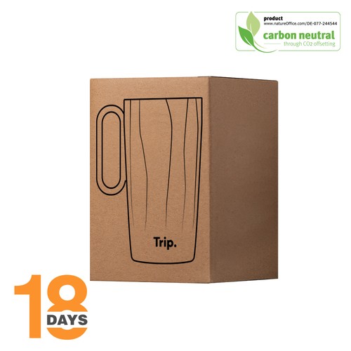 Calypso 330ml tasse à café en céramique STOCK - 3