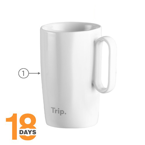 Calypso 330ml tasse à café en céramique STOCK - 2