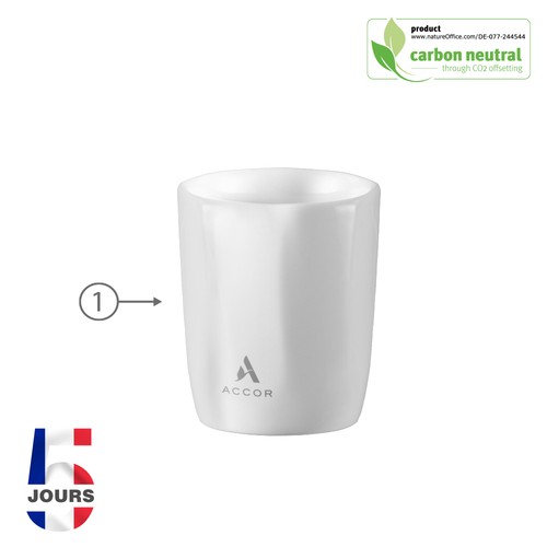 Calypso 80ml tasse à café en céramique STOCK FRA - 2