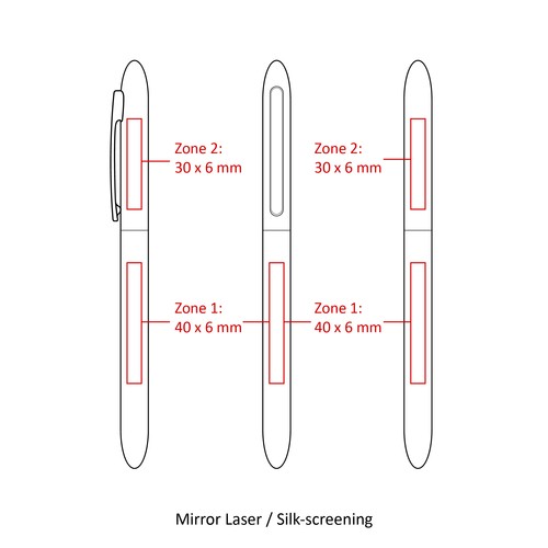RETRO stylo à bille en métal twist STOCK - 4