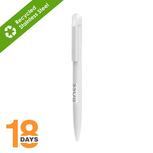 folk-stylo-a-bille-metal-twist-stock-blanc-mat-publicitaire-759146-60