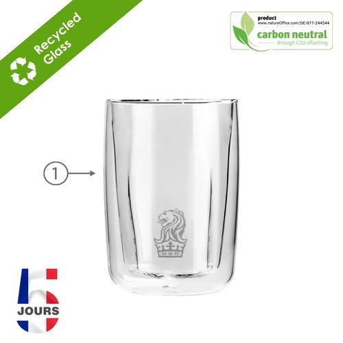 Verre à Double Paroi 250ml STOCK FRA - 2