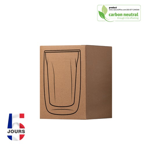 Verre à Double Paroi 250ml STOCK FRA - 3