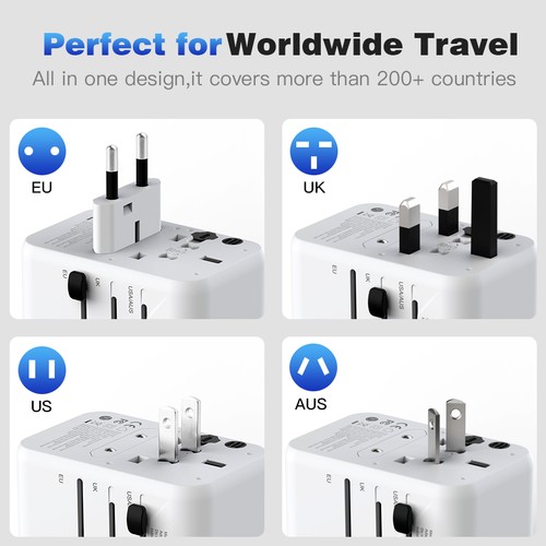 GlobePlug, adaptateur de voyage universel, 12 W ST - 10