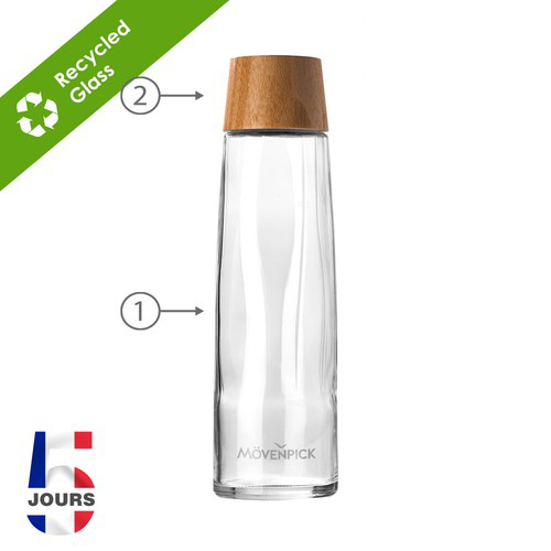 Bouteille en verre de 0,75 L/25 oz STOCK FRA - 2