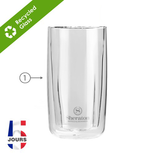 Verre à Double Paroi 330ml STOCK FRA - 2