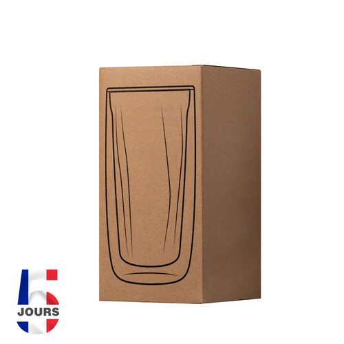 Verre à Double Paroi 330ml STOCK FRA - 3